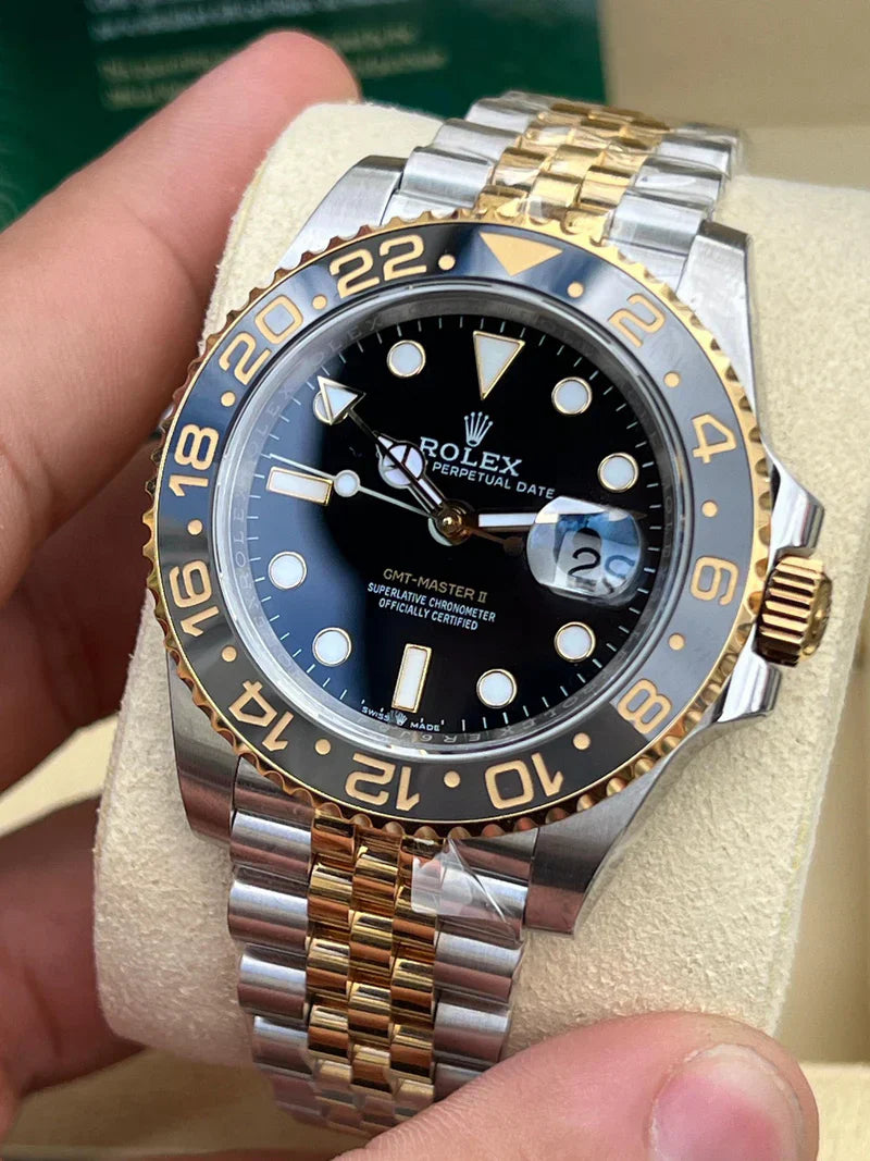 Rolex GMT-Master II Jubilee Silber / Gold