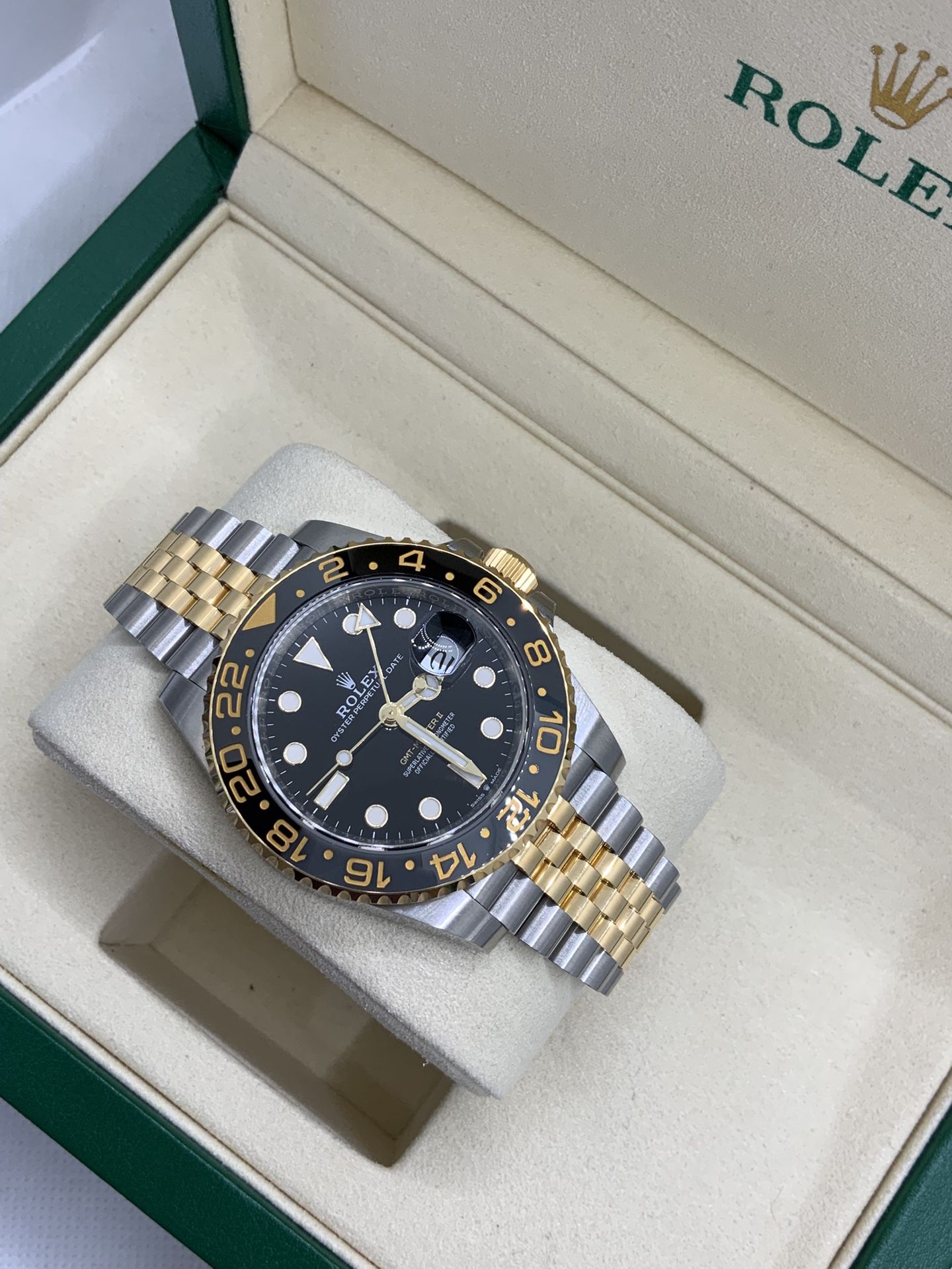 Rolex GMT-Master II Jubilee Silber / Gold