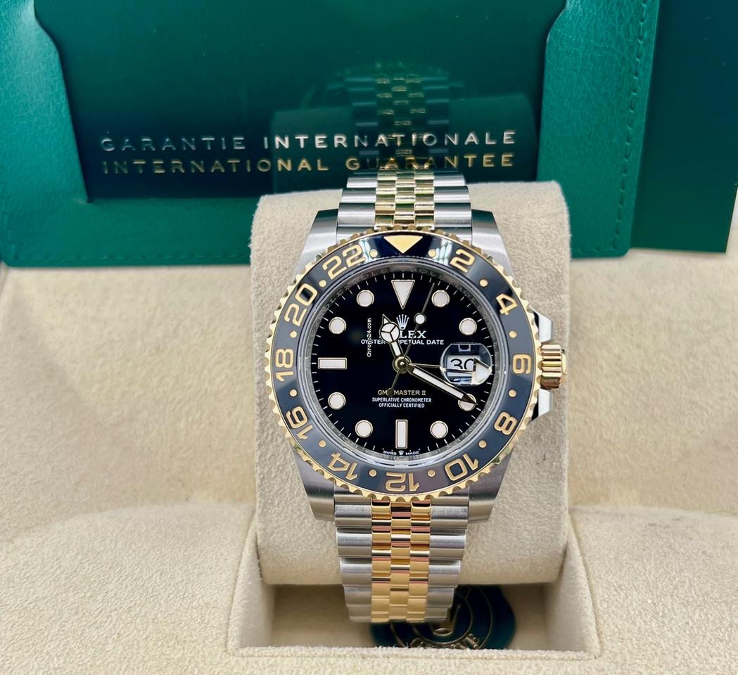 Rolex GMT-Master II Jubilee Silber / Gold
