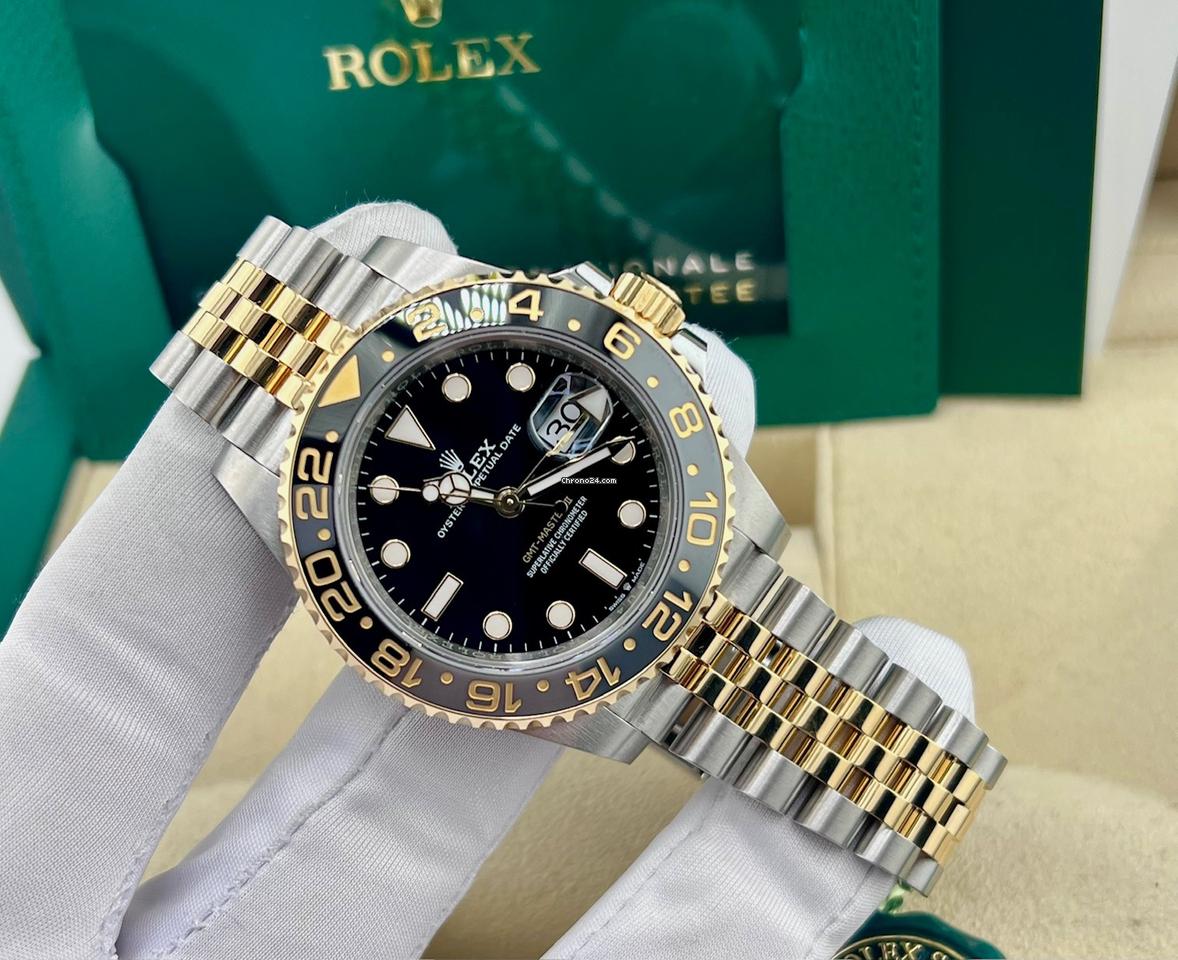 Rolex GMT-Master II Jubilee Silber / Gold