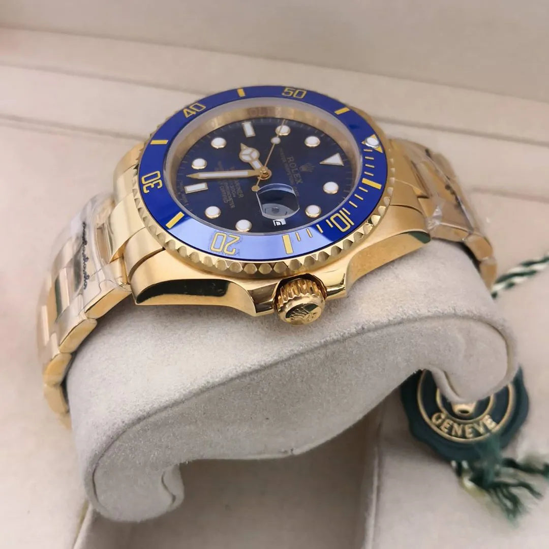 Rolex Submariner Jubilee Gold / Blau