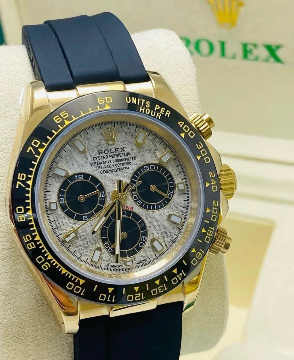 Rolex Daytona / Gold-Meteorit