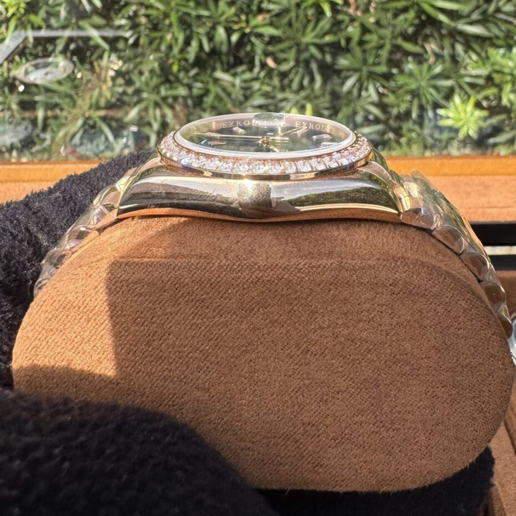 Rolex Day-Date 38mm Watch - Steel Bracelet
