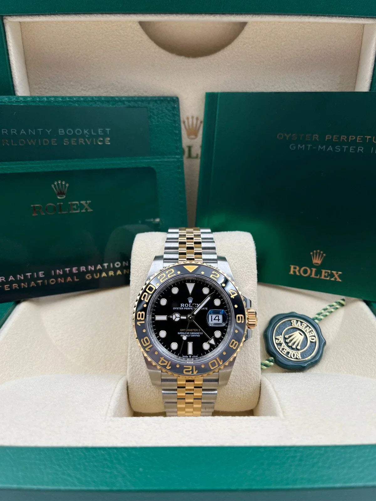 Rolex GMT-Master II Jubilee Silber / Gold