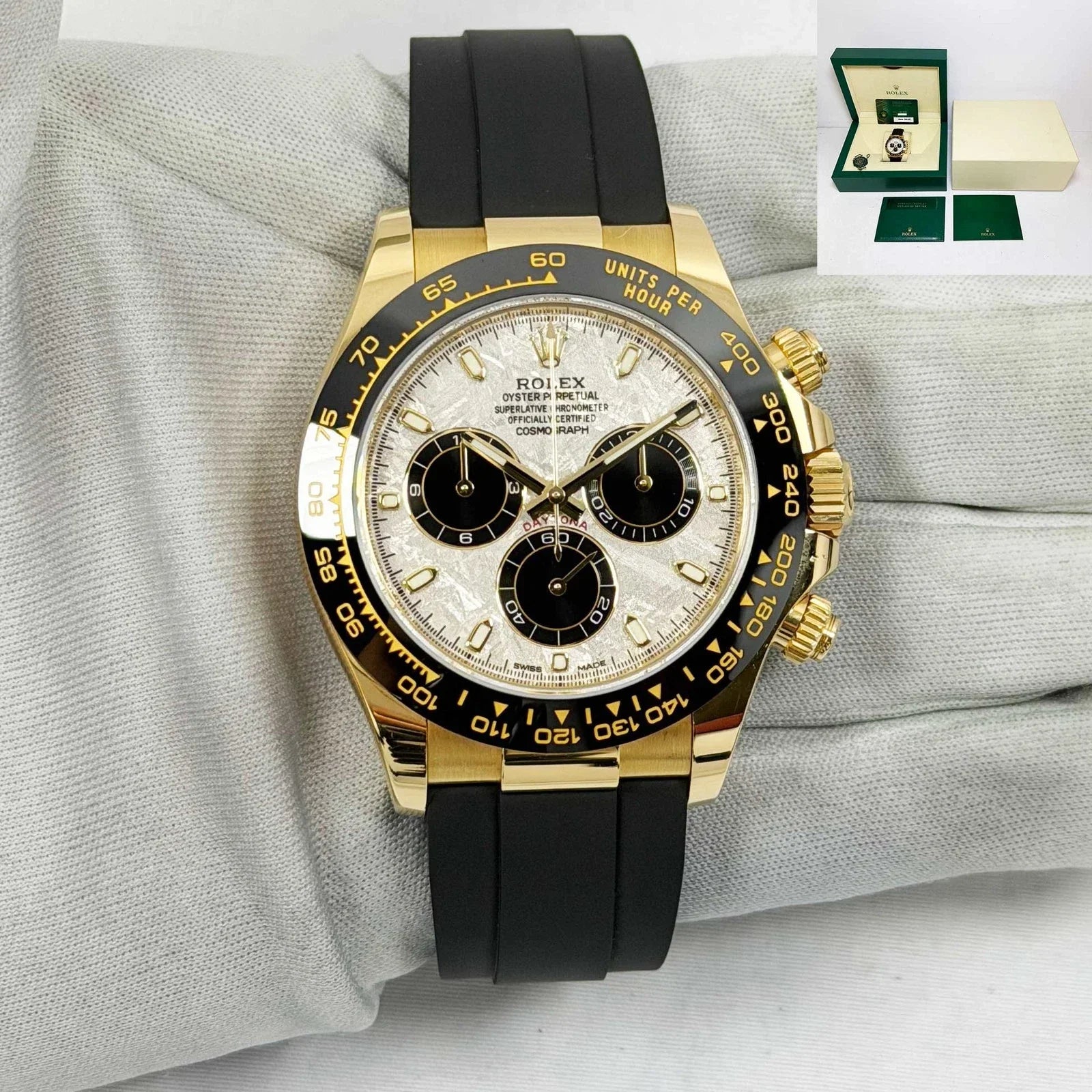 Rolex Daytona / Gold-Meteorit